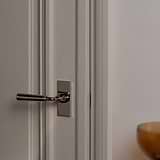 Digby Short Plate Sprung Door Handle – Polished Nickel