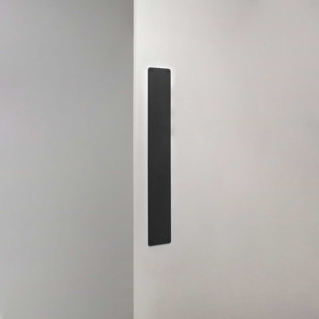 Corston Push Plate in Bronze White Background