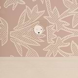 Single Danish Module Round - Clear White