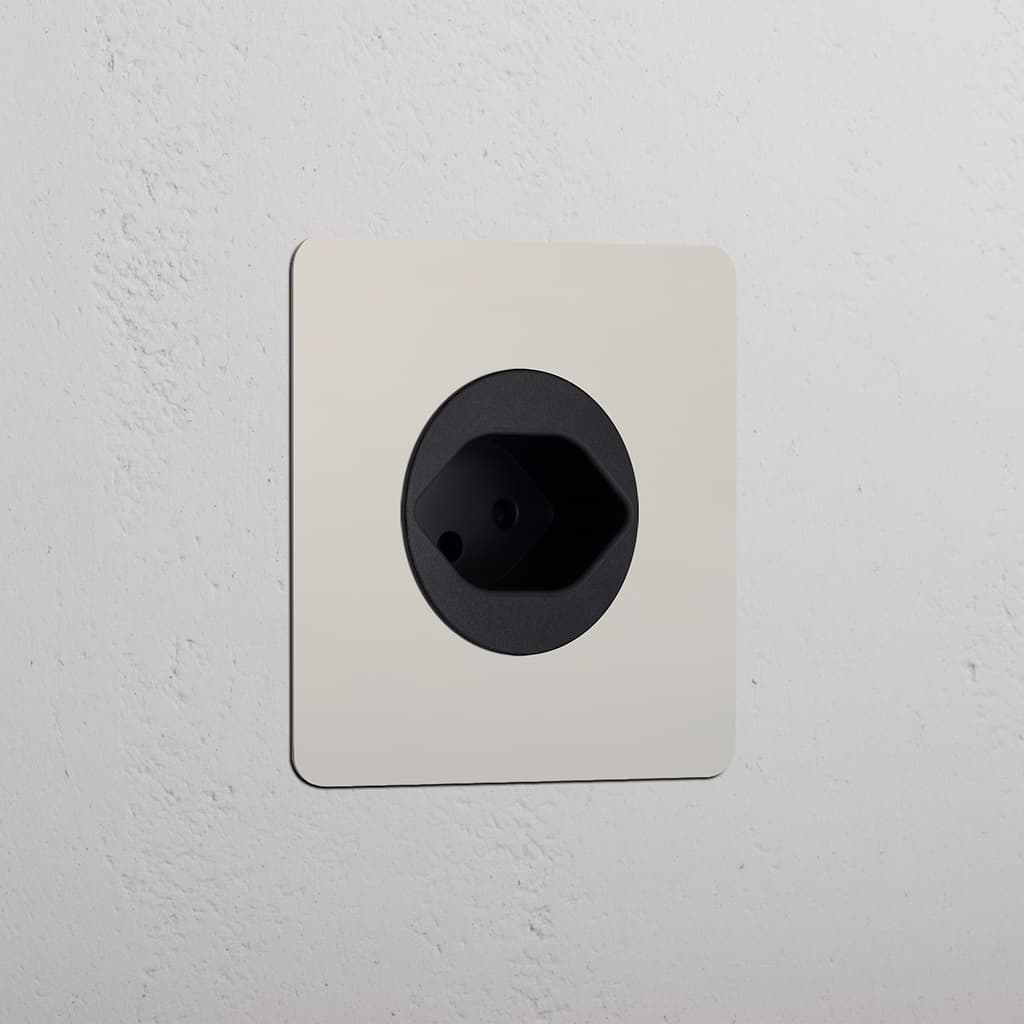 Single Swiss Module Round - Polished Nickel Black