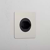 Single Swiss Module Round - Polished Nickel Black