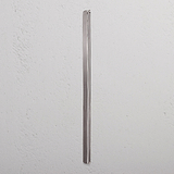 Oxford Edge Pull Handle 384mm Polished Nickel Finish on White Background right Facing Front View
