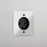 Single Danish Module Round - Clear Black