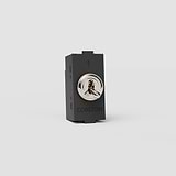 Retractive Toggle Switch in Polished Nickel EU - User-Friendly Retractable Light Toggle Switch
