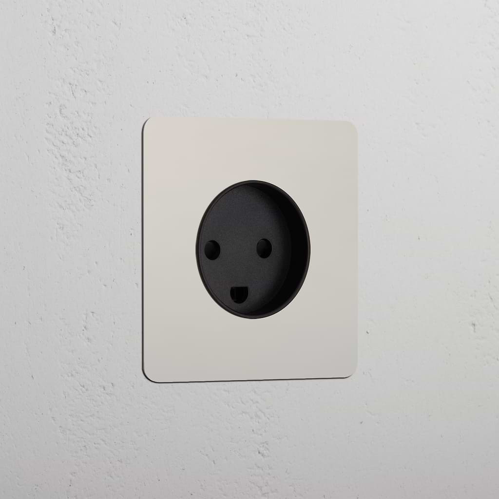 Single Danish Module Round - Polished Nickel Black