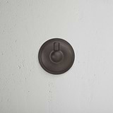 Bronze Hyde Hook on White Background Birds Eye View