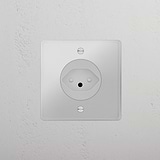 Single Swiss Module Round - Clear White
