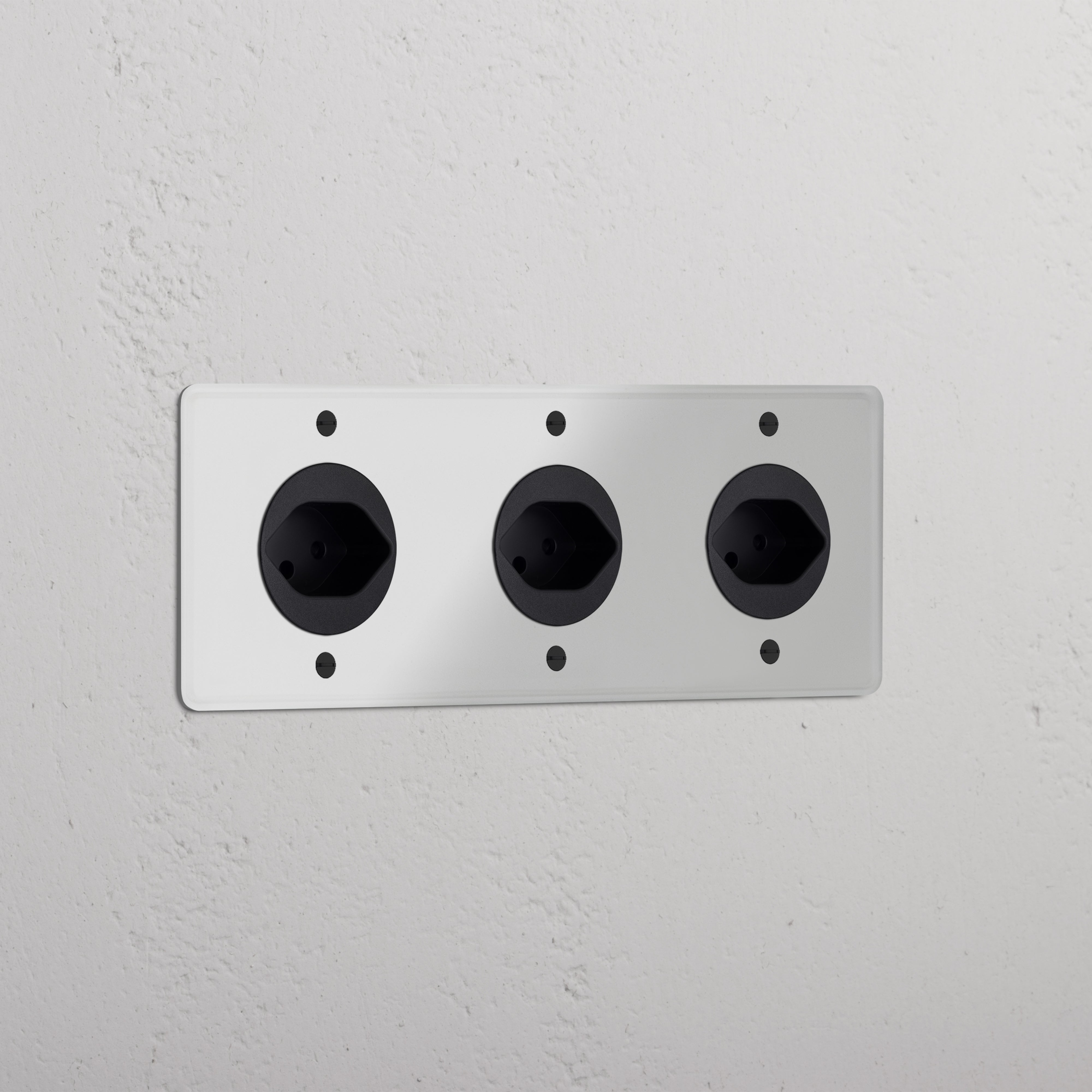 Triple 3x Swiss Module in Clear Black