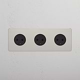 Triple 3x Danish Module - Polished Nickel Black