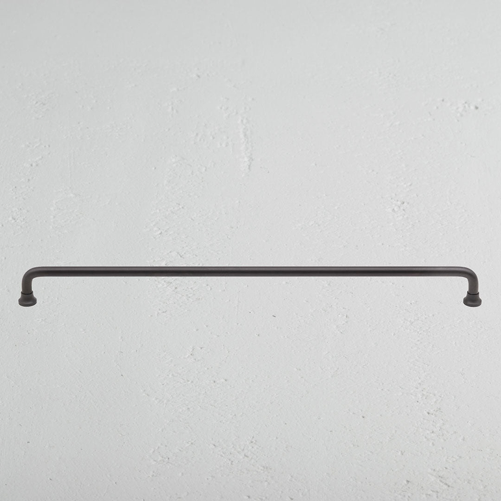 Bronze Sycamore Furniture Handle on White Background