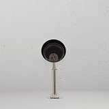 Ealing Ground Spotlight Polished Nickel Finish on White Background Front Facing