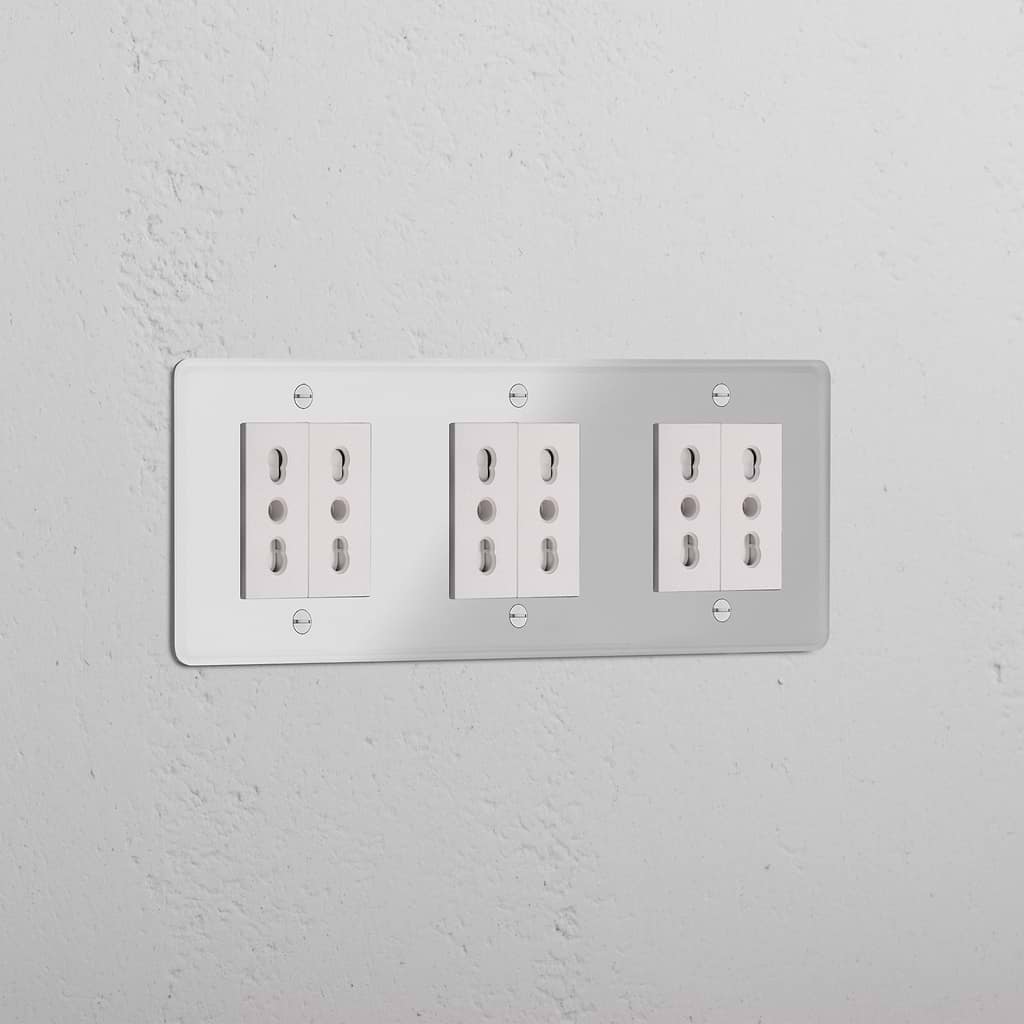 Triple 6x Bipasso Module - Clear White