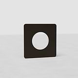 Single Module Plate Round EU - Bronze