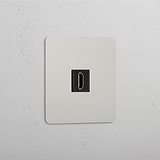 High-Definition Video Accessory: Polished Nickel Black Single HDMI Module