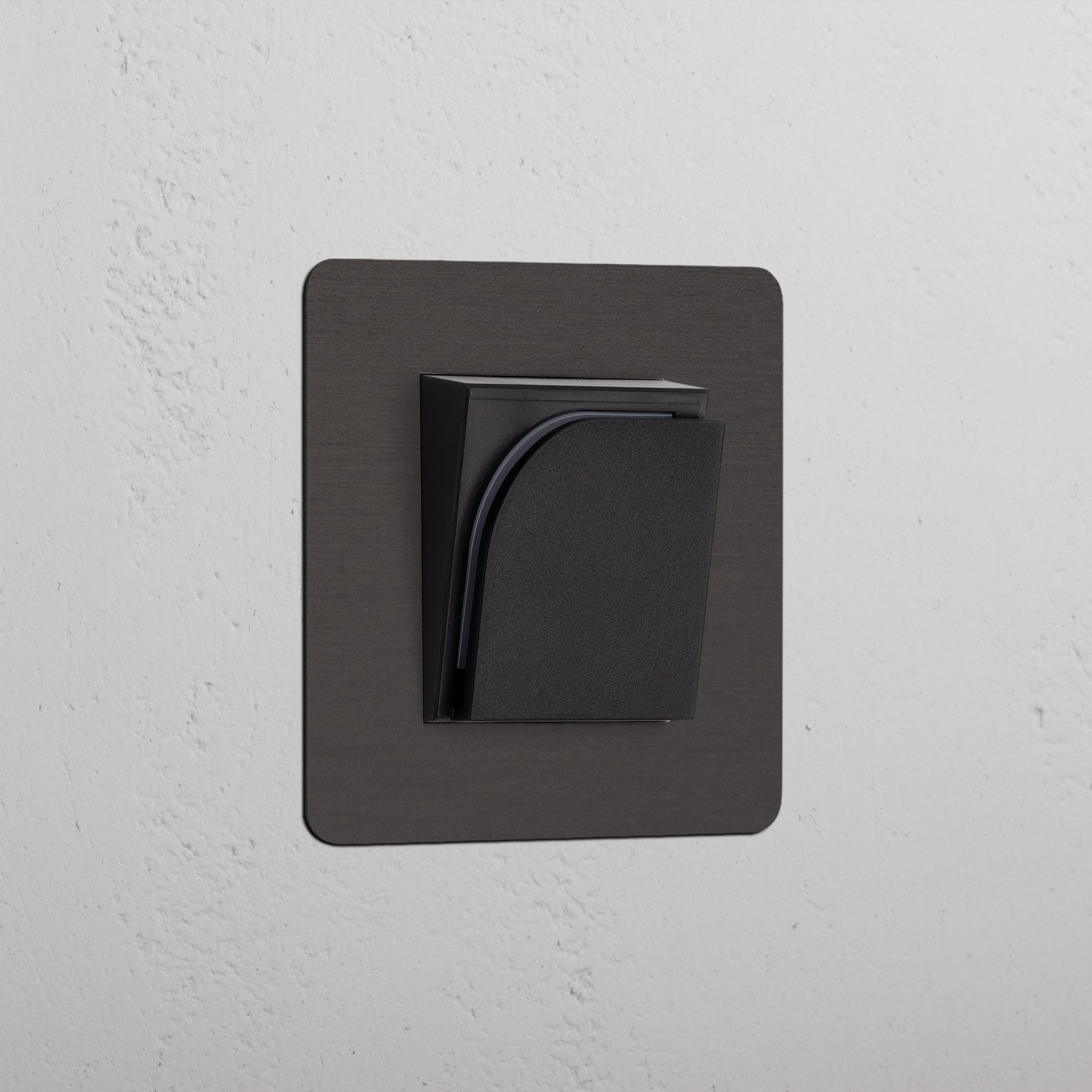 Single Hotel Key Card Switch - Bronze Black