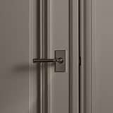 Digby Short Plate Sprung Door Handle – Polished Nickel