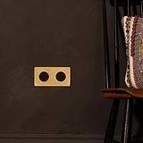 Double 2x Danish Module - Antique Brass Black