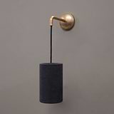 Antique Brass Modern Light on Wall