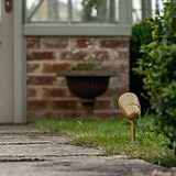 Ealing Ground Spotlight 240V - Antique Brass