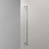 Polished Nickel Harper Single Pull Handle 500mm on White Background