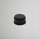 Bronze Seymour Door Stop on White Background