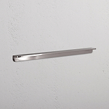 Oxford Edge Pull Handle 384mm in Polished Nickel at an Angle on White Background