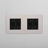 Double 4x Bipasso Module - Polished Nickel Black