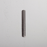 Oxford Edge Pull Handle 128mm Polished Nickel Finish on White Background right Facing Front View