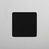 Bronze Single Blank Plate on White Background