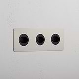 Triple 3x Swiss Module - Polished Nickel Black