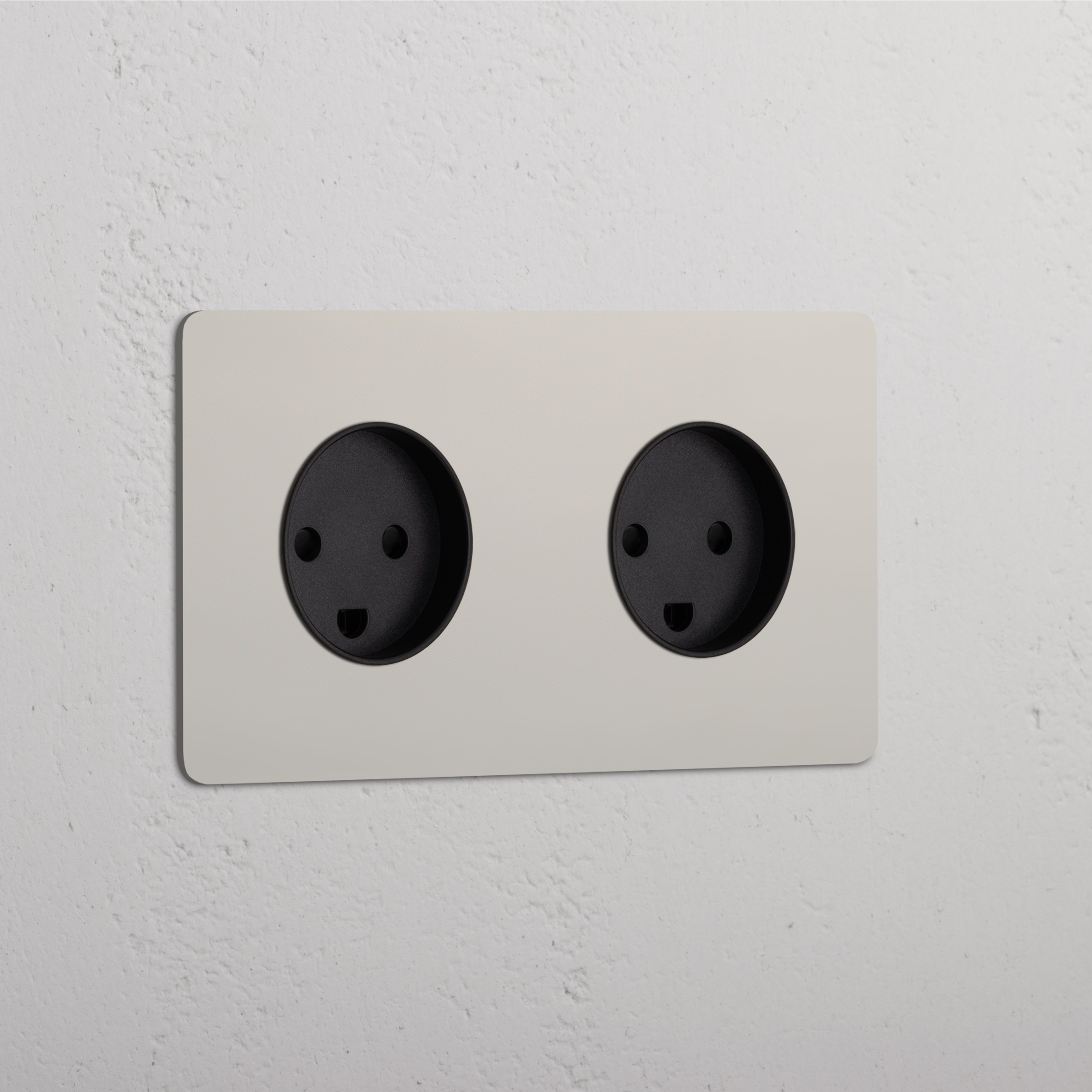 Double 2x Danish Module - Polished Nickel Black