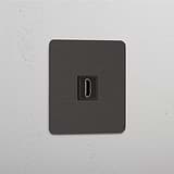 High-Quality Single HDMI Module in Bronze Black - Superior Data Transmission