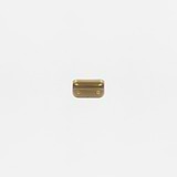 Belmont Single Sash Window Lift Antique Brass Finish on White Background at an Angle