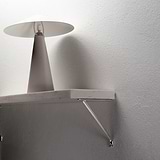 Brixton Shelf Bracket 150mm - Polished Nickel 