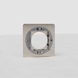 Single Module Plate Round EU - Polished Nickel