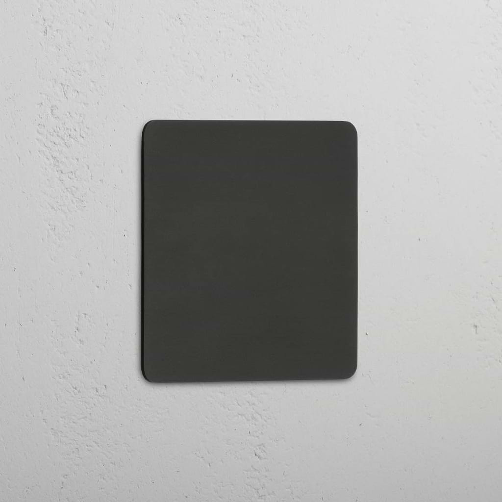 Bronze Single Blank Plate - Aesthetic Home Detail