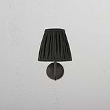 Small Malvern Wall Light in Deep Green front facing
