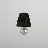 Small Malvern Wall Light in Deep Green front facing