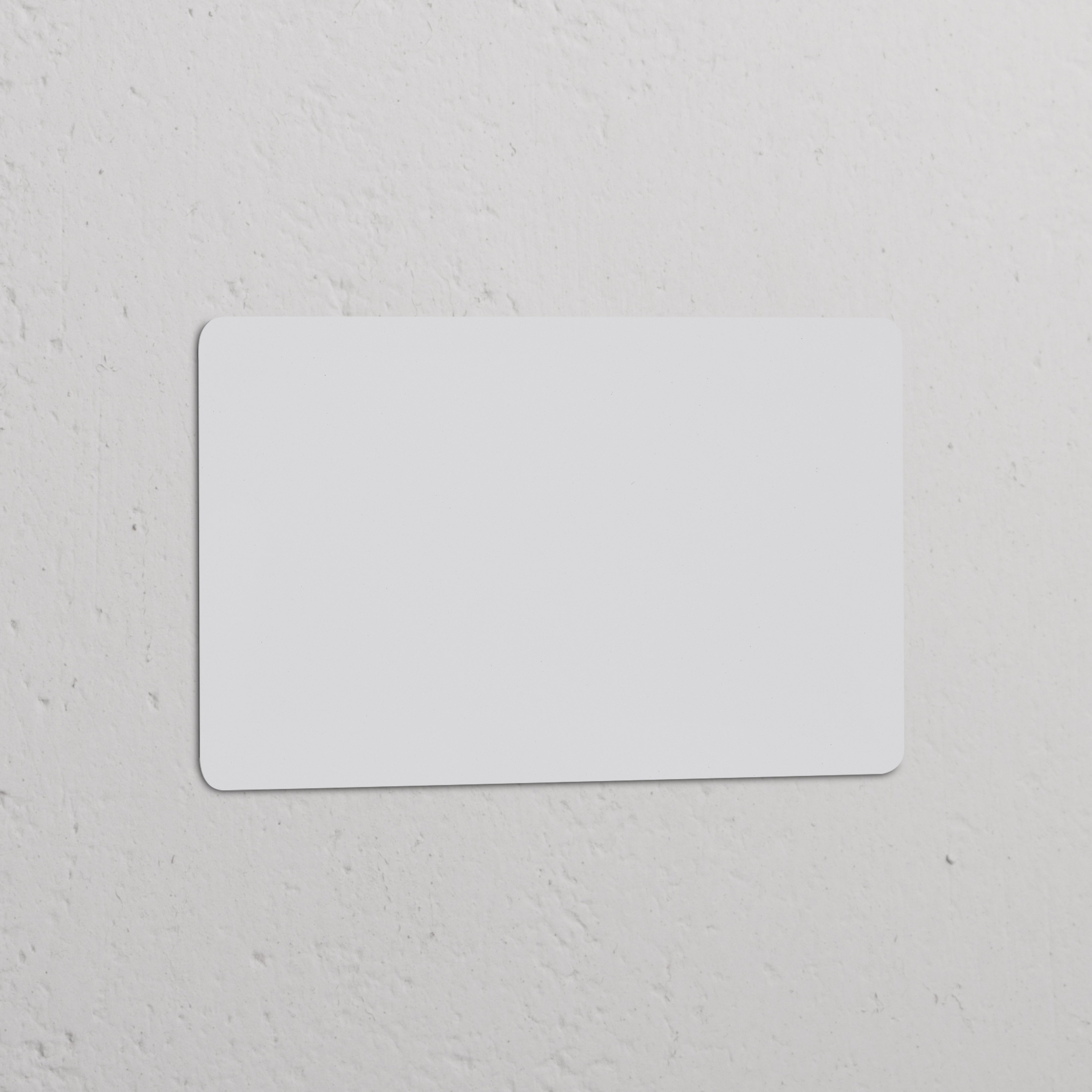 Double Blank Plate in EU Paintable Switch Plates, ready to customize on a textured white surface.