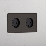 Double 2x Danish Module - Bronze Black