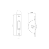 Belmont Single Sash Window Pulley – Bronze  