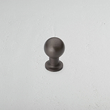Bronze Bayswater Furniture Knob in White Background