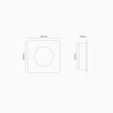 Regent Recessed Small Pull - Bronze