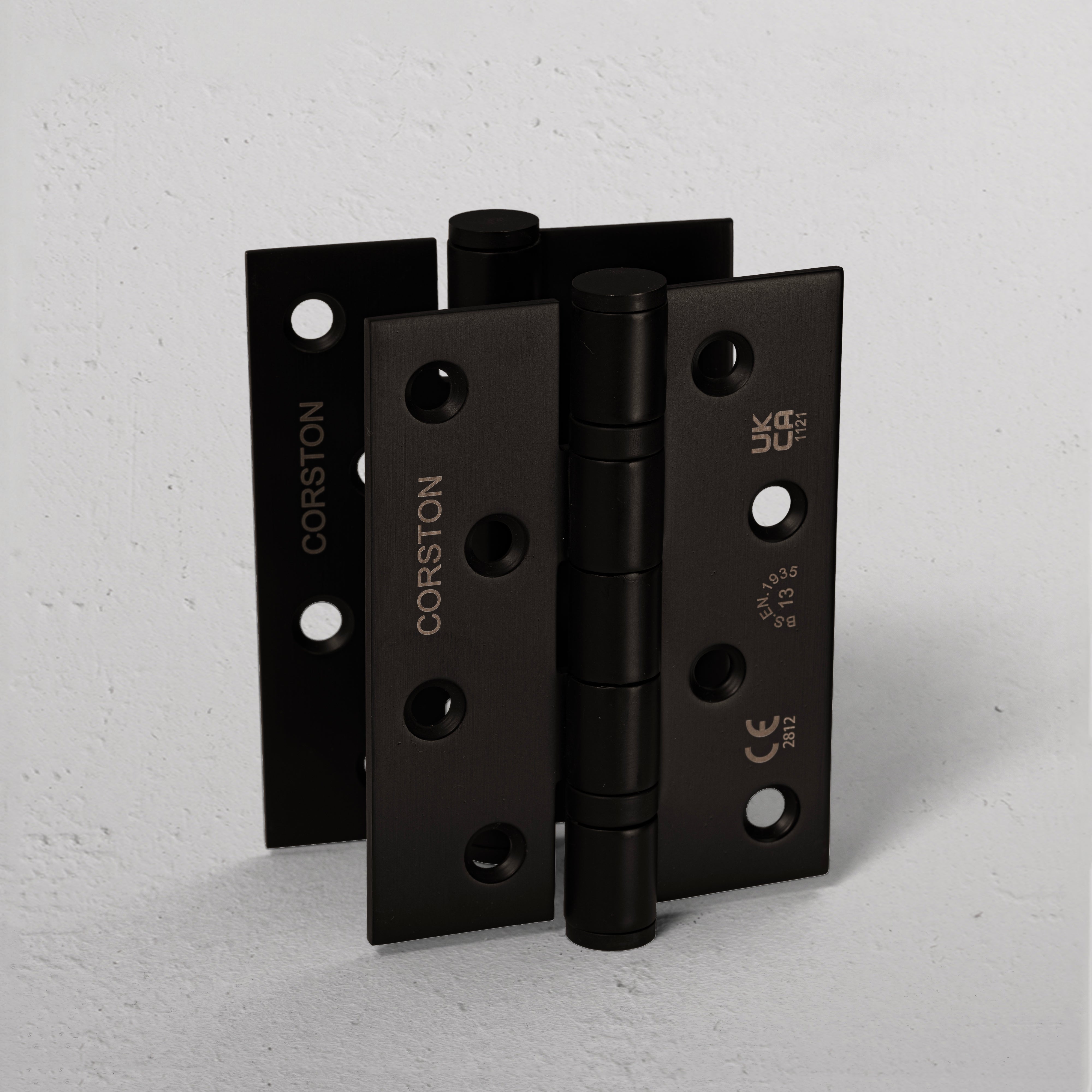 Saxon Steel Door Hinge Pair FR60 – Bronze 