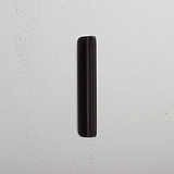 Oxford Edge Pull Handle 128mm Bronze Finish on White Backgroundat an Angle
