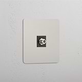 Satellite Signal Accessory: Polished Nickel Black Single Satellite Module