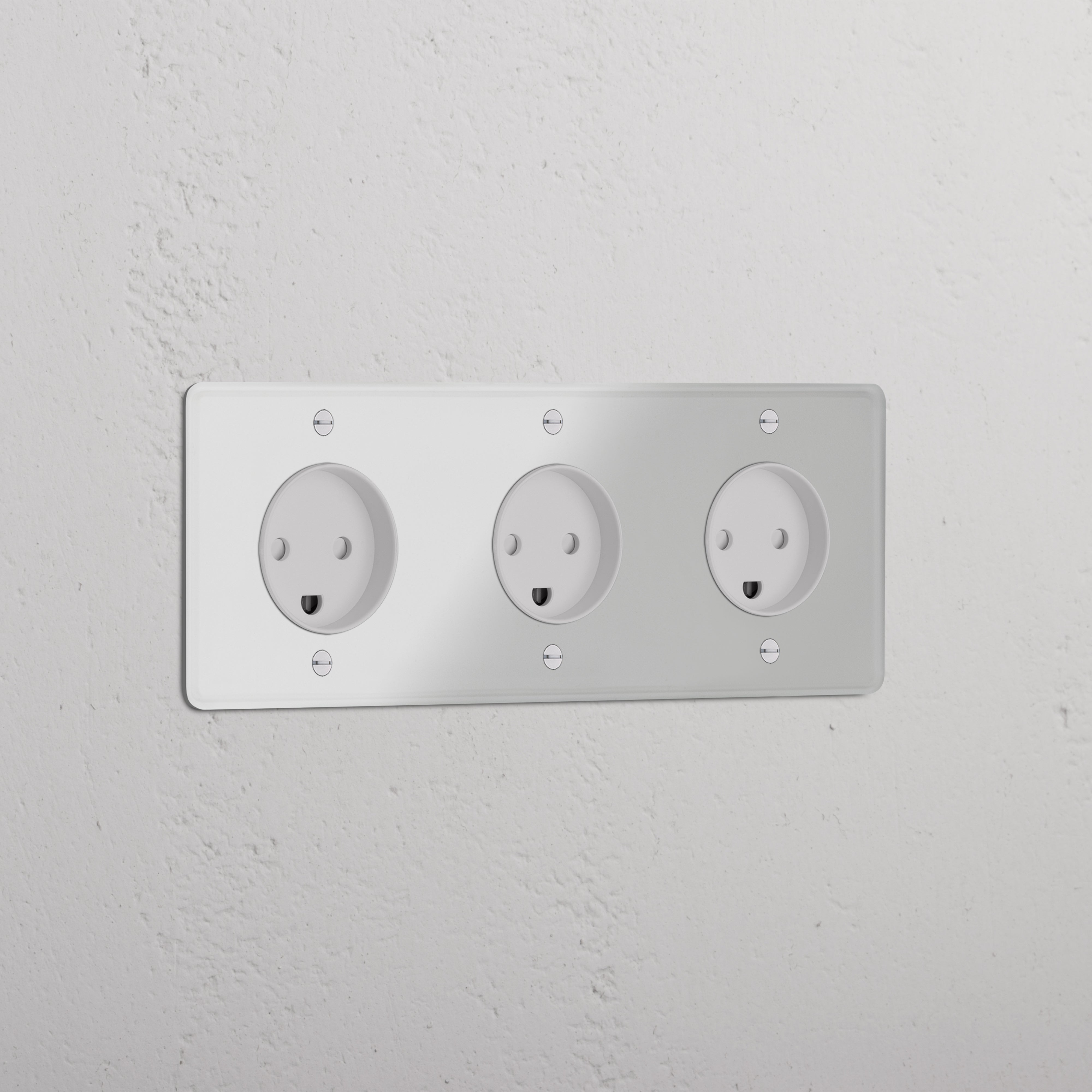 Triple 3x Danish Module - Clear White