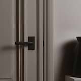 Apsley Short Plate Sprung Door Handle – Bronze 