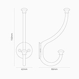 Mews Hook - Bronze