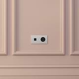 Double USB 30W & Danish Module - Polished Nickel Black